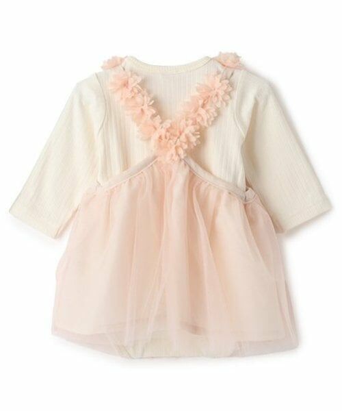 petit main / プティマイン ベビー・キッズウエア | お花チュールOPセット | 詳細4