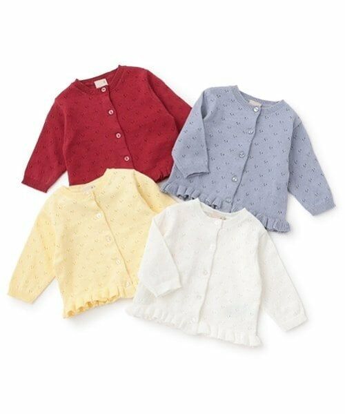 petit main / プティマイン ベビー・キッズウエア | 【リンク】針ぬきカーディガン(ベビー) | 詳細9