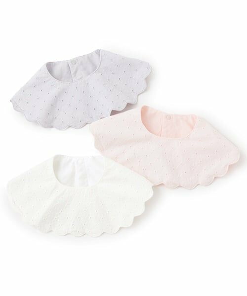 petit main / プティマイン スタイ・ビブ | 【防水】スカラップスタイ | 詳細9