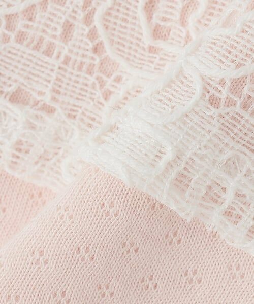 petit main / プティマイン ロンパース | 【弱酸性】レースペプラム半袖2WAYオール | 詳細10