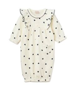 petit main / プティマイン ロンパース | 【オーガニック】肩フリル2WAYオール