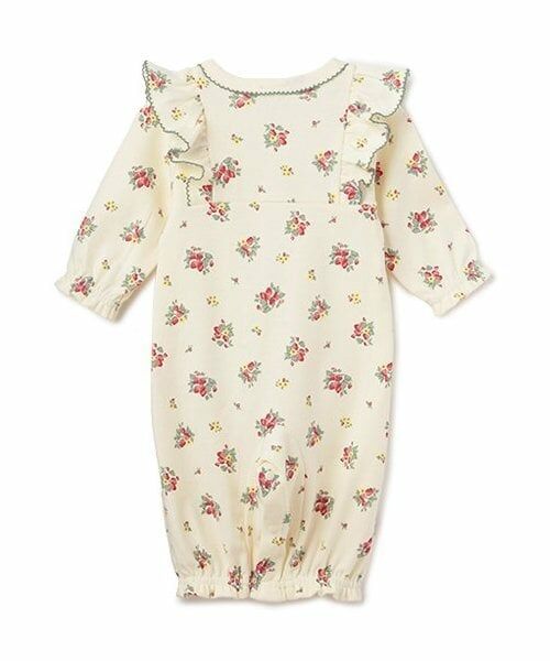 petit main / プティマイン ロンパース | 【オーガニック】肩フリル2WAYオール | 詳細1