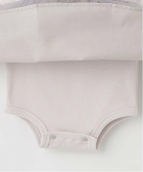 petit main / プティマイン ロンパース | 【リンク】肩フリルチュールOPロンパース | 詳細8