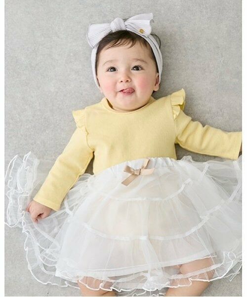 petit main / プティマイン ベビー・キッズウエア | チュールスカート＋ロンパースセット | 詳細1