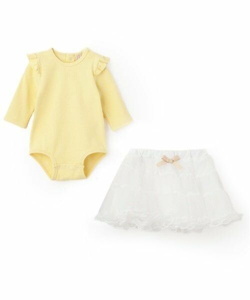 petit main / プティマイン ベビー・キッズウエア | チュールスカート＋ロンパースセット | 詳細2