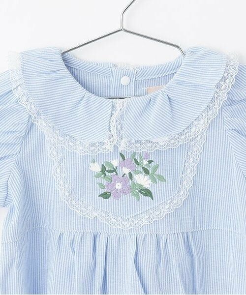 petit main / プティマイン ロンパース | 衿レースロンパース | 詳細2