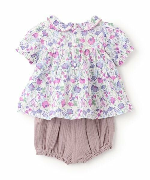 petit main / プティマイン ベビー・キッズウエア | 花柄チュニックパンツセット | 詳細4