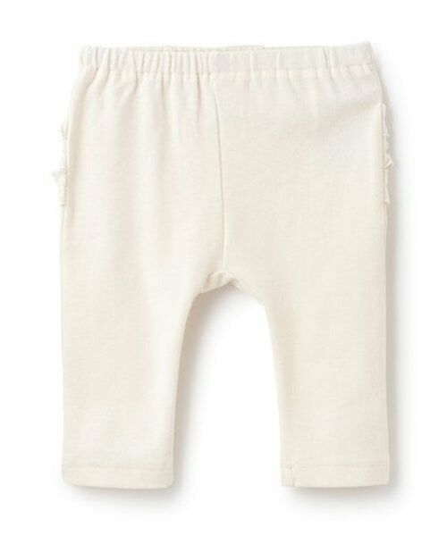 petit main / プティマイン ベビー・キッズウエア | バックフリルレギンス（アイボリー）