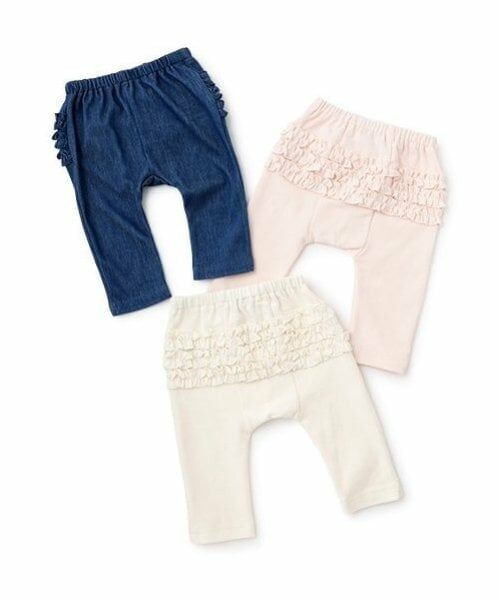 petit main / プティマイン ベビー・キッズウエア | バックフリルレギンス | 詳細12