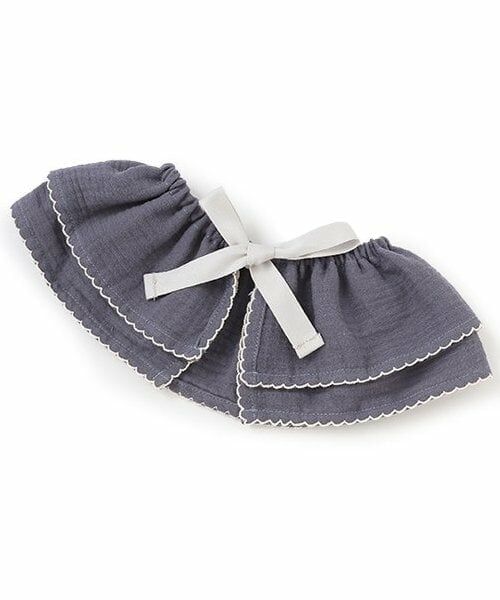 petit main / プティマイン スタイ・ビブ | ピコミシンつきフリル衿スタイ | 詳細1