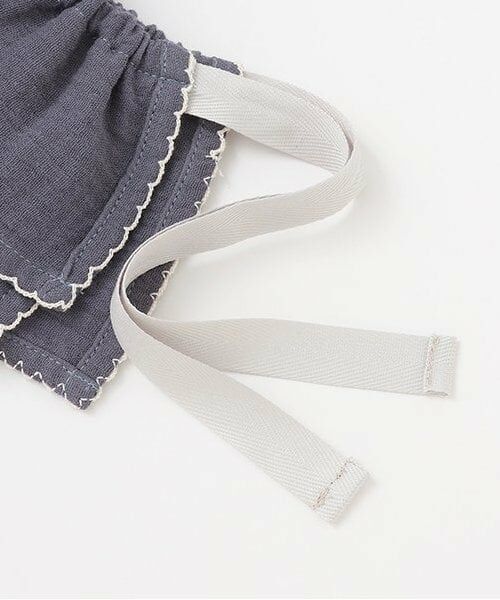 petit main / プティマイン スタイ・ビブ | ピコミシンつきフリル衿スタイ | 詳細3