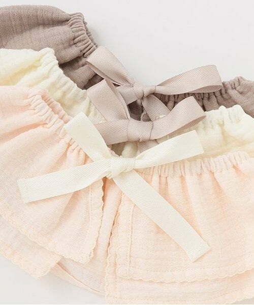 petit main / プティマイン スタイ・ビブ | ピコミシンつきフリル衿スタイ | 詳細4