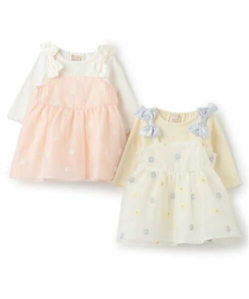 petit main / プティマイン ロンパース | 【リンク】花刺しゅうワンピロンパース | 詳細15