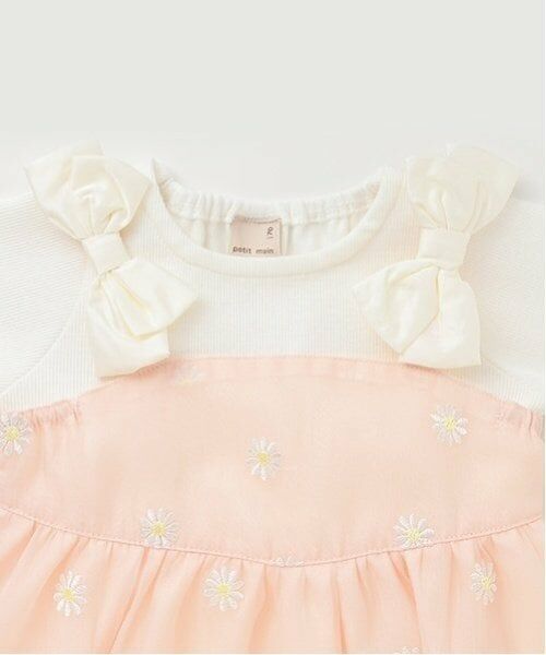 petit main / プティマイン ロンパース | 【リンク】花刺しゅうワンピロンパース | 詳細7