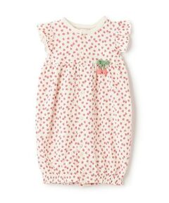 petit main / プティマイン ロンパース | フルーツ柄2WAYオール