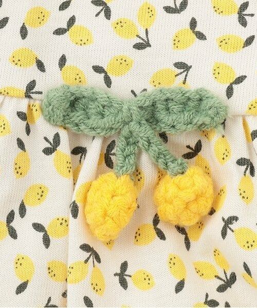 petit main / プティマイン ロンパース | フルーツ柄2WAYオール | 詳細4