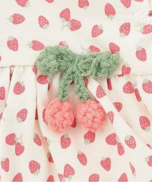 petit main / プティマイン ロンパース | フルーツ柄2WAYオール | 詳細5