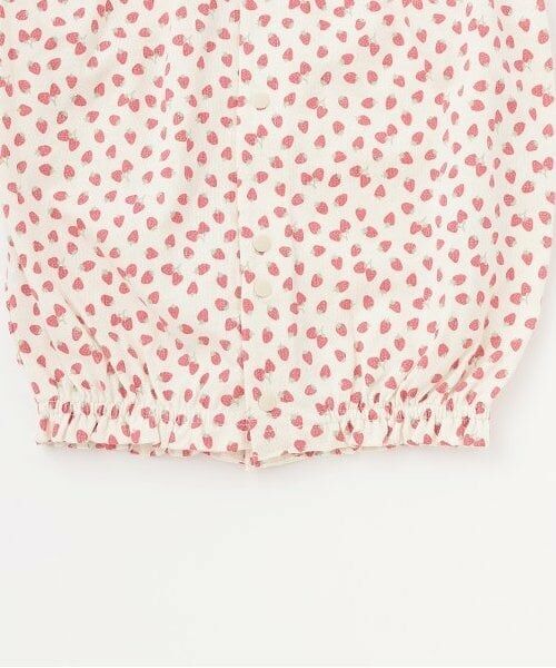 petit main / プティマイン ロンパース | フルーツ柄2WAYオール | 詳細7