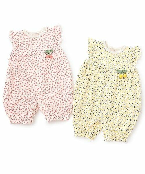 petit main / プティマイン ロンパース | フルーツ柄2WAYオール | 詳細9