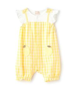 petit main / プティマイン ロンパース | フルーツモチーフカバーオール