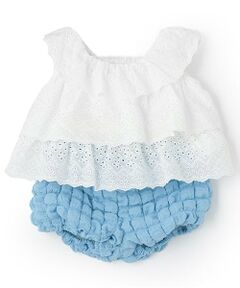 petit main / プティマイン ベビー・キッズウエア | レースチュニックセットアップ