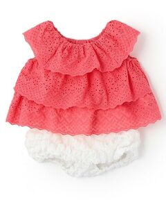 petit main / プティマイン ベビー・キッズウエア | レースチュニックセットアップ
