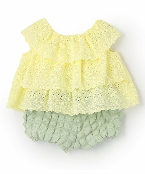 petit main / プティマイン ベビー・キッズウエア | レースチュニックセットアップ | 詳細1