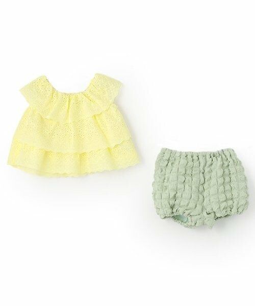 petit main / プティマイン ベビー・キッズウエア | レースチュニックセットアップ | 詳細2
