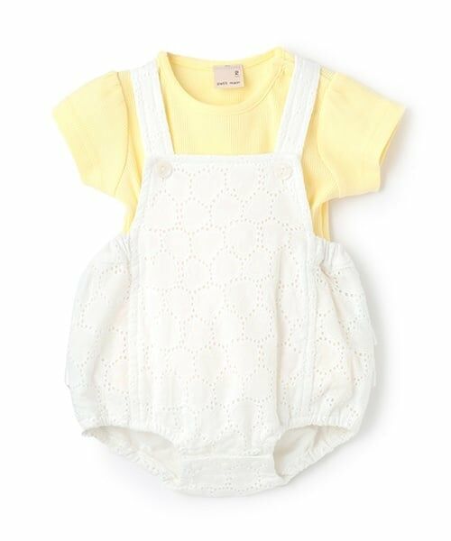 petit main / プティマイン ベビー・キッズウエア | ハートレースサロペット | 詳細13