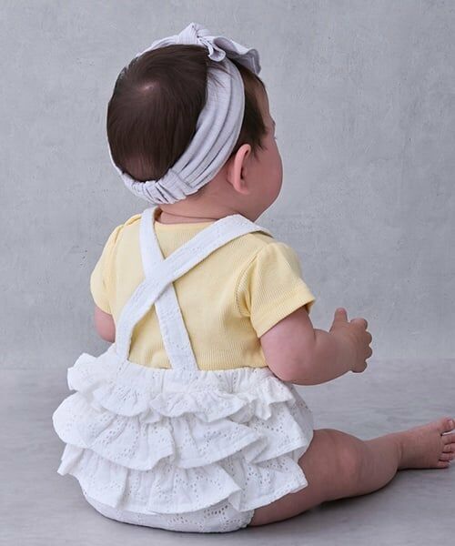 petit main / プティマイン ベビー・キッズウエア | ハートレースサロペット | 詳細2