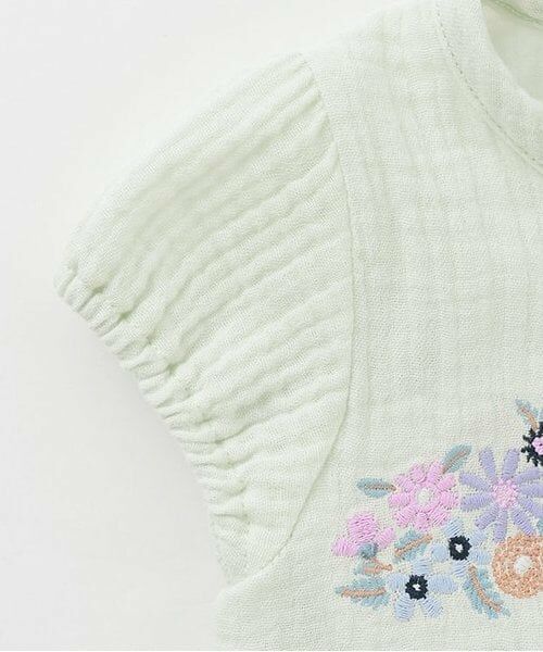 petit main / プティマイン ロンパース | 【お肌にやさしい】刺しゅうガーゼ2WAYオール | 詳細4