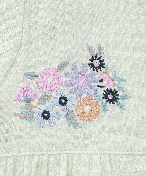 petit main / プティマイン ロンパース | 【お肌にやさしい】刺しゅうガーゼ2WAYオール | 詳細5