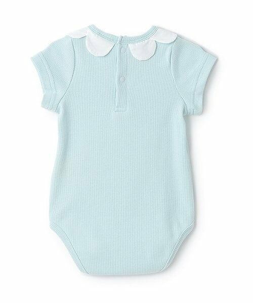 petit main / プティマイン ロンパース | スカラップ衿半袖ロンパース | 詳細1