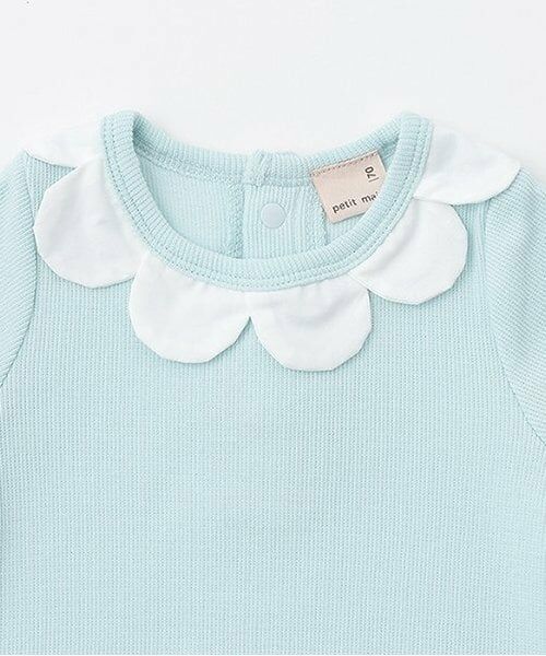 petit main / プティマイン ロンパース | スカラップ衿半袖ロンパース | 詳細2