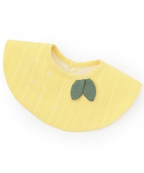 petit main / プティマイン スタイ・ビブ | 【防水】フルーツスタイ（黄）