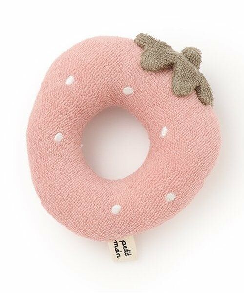 petit main / プティマイン おもちゃ・トイカメラ | フルーツラトル（ピンク）