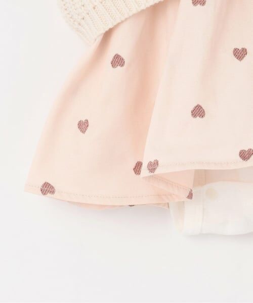 petit main / プティマイン ロンパース | 【リンク】ベストつきワンピース(ロンパース) | 詳細6