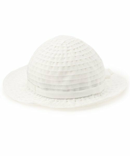 petit main / プティマイン ベビー・キッズグッズ | 【リンク】グログランハット(ベビー)（オフ ホワイト）