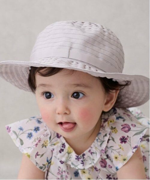 petit main / プティマイン ベビー・キッズグッズ | 【リンク】グログランハット(ベビー)（ライト ピンク）