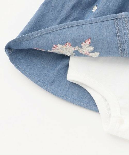 petit main / プティマイン ロンパース | 【リンク】イチゴ刺しゅうロンパース | 詳細6