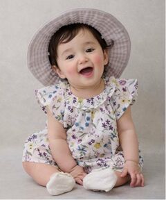 petit main / プティマイン ベビー・キッズウエア | 【リンク】ラメストライプ/花柄セットアップ(ベビー)