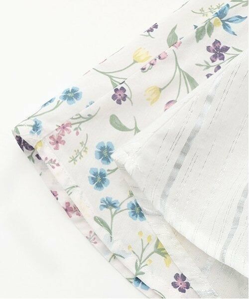 petit main / プティマイン ベビー・キッズウエア | 【リンク】ラメストライプ/花柄セットアップ(ベビー) | 詳細10