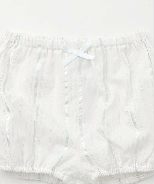 petit main / プティマイン ベビー・キッズウエア | 【リンク】ラメストライプ/花柄セットアップ(ベビー) | 詳細12