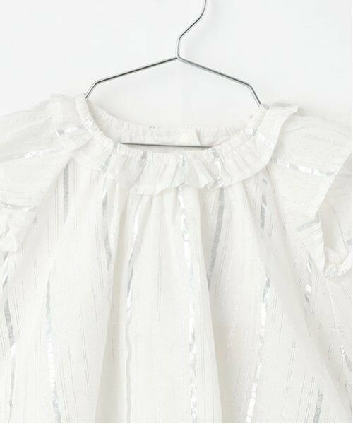 petit main / プティマイン ベビー・キッズウエア | 【リンク】ラメストライプ/花柄セットアップ(ベビー) | 詳細7