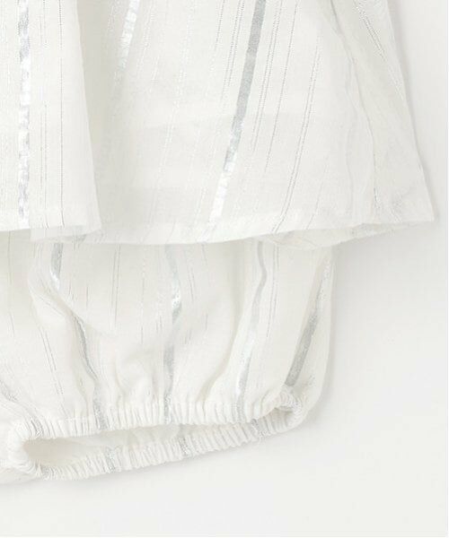 petit main / プティマイン ベビー・キッズウエア | 【リンク】ラメストライプ/花柄セットアップ(ベビー) | 詳細9