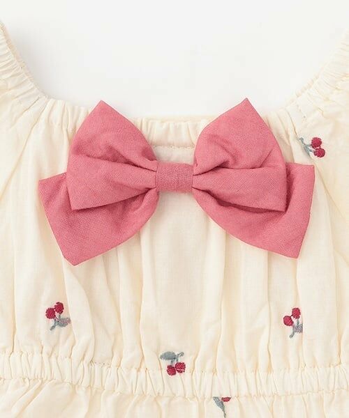 petit main / プティマイン ベビー・キッズウエア | 【リンク】チェリー刺しゅうセットアップ(ベビー) | 詳細8