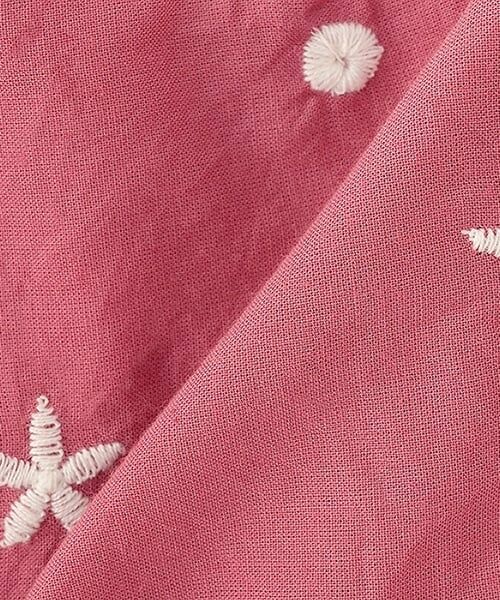 petit main / プティマイン ベビー・キッズウエア | 【リンク】インド綿 レース刺しゅうセットアップ(ベビー) | 詳細11