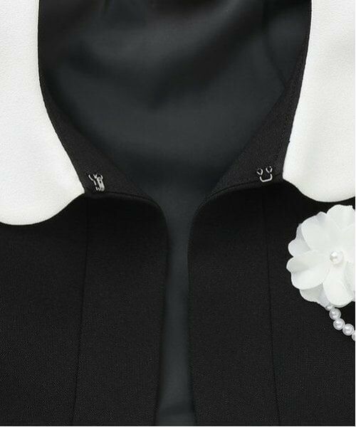 petit main / プティマイン セットアップ | ジャガードリボンOP+衿つきJKセット | 詳細10