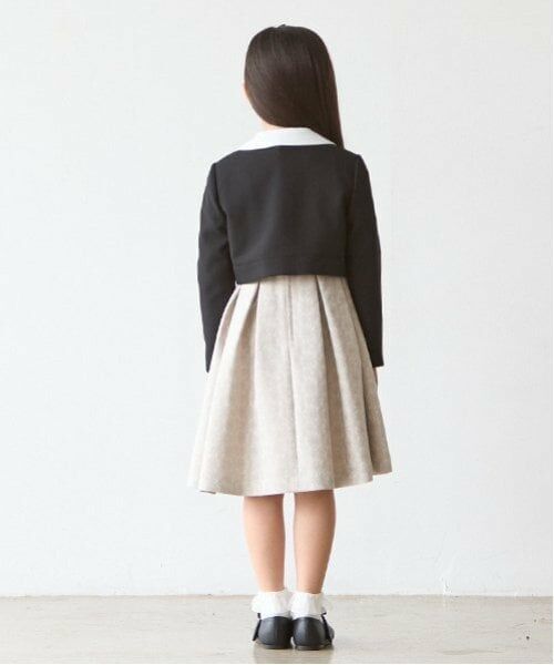 petit main / プティマイン セットアップ | ジャガードリボンOP+衿つきJKセット | 詳細2