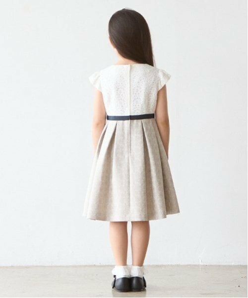 petit main / プティマイン セットアップ | ジャガードリボンOP+衿つきJKセット | 詳細5